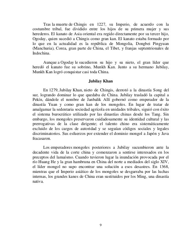 historia secreta de los mongoles